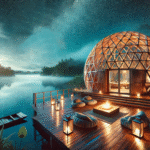 starlit dome retreat in nature