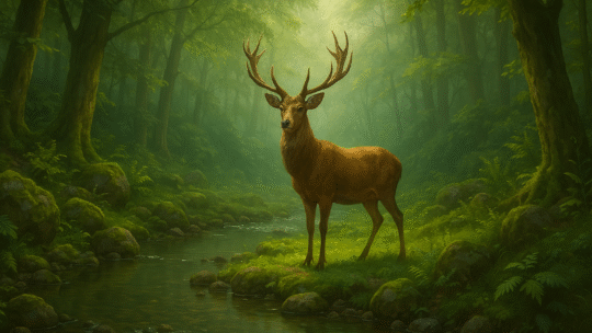 noble deer meditation