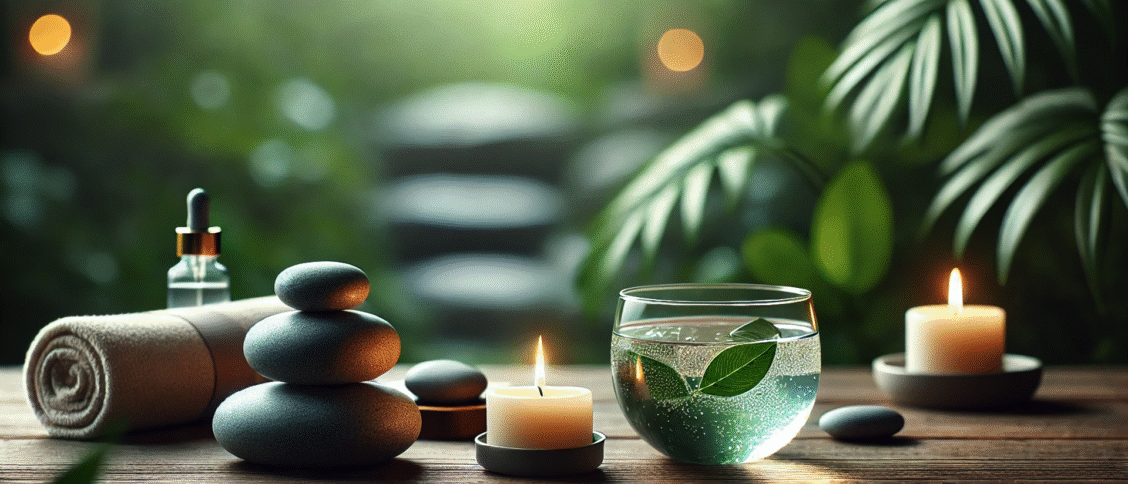 candlelight spa in nature