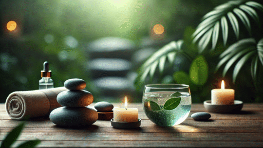 candlelight spa in nature