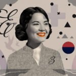 A woman with a content smile, a portrait of encouragement and resilience