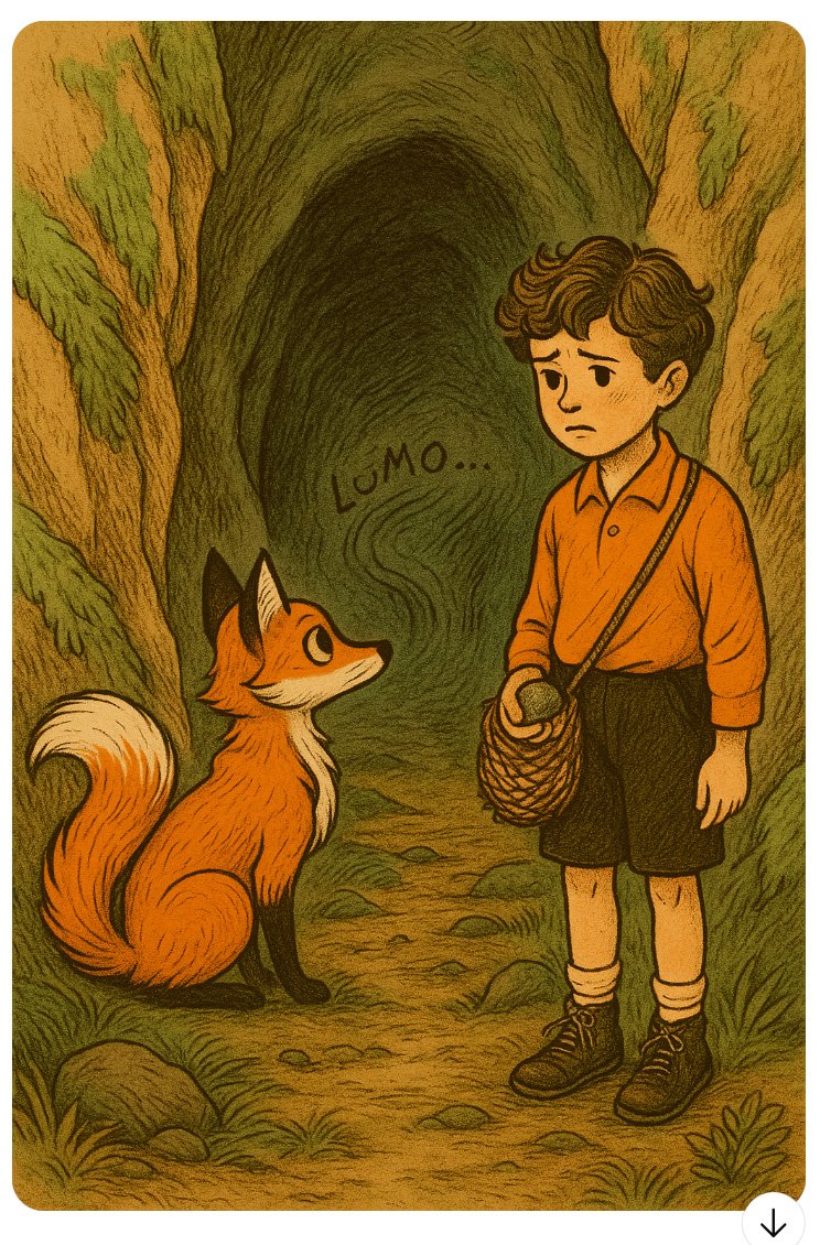 Wisp and Lumo at The Hollow of the Echoes